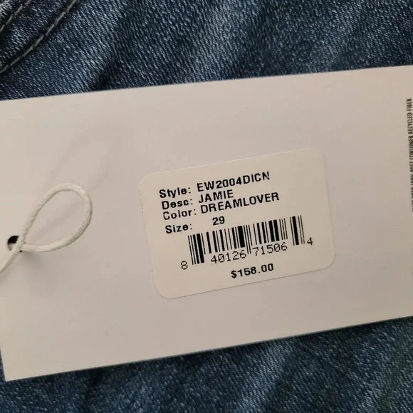 Edwin Jamie boyfriend cropped jeans Womens Size 8 New - Picture 4 of 6